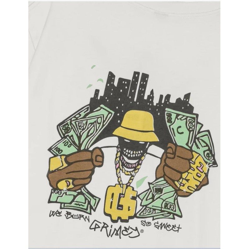 Camiseta Grimey The Character Classic Fit Off White