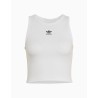 Camiseta de Tirantes Adidas Essentials Ribbed Blanca