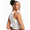 Camiseta de Tirantes Adidas Essentials Ribbed Blanca