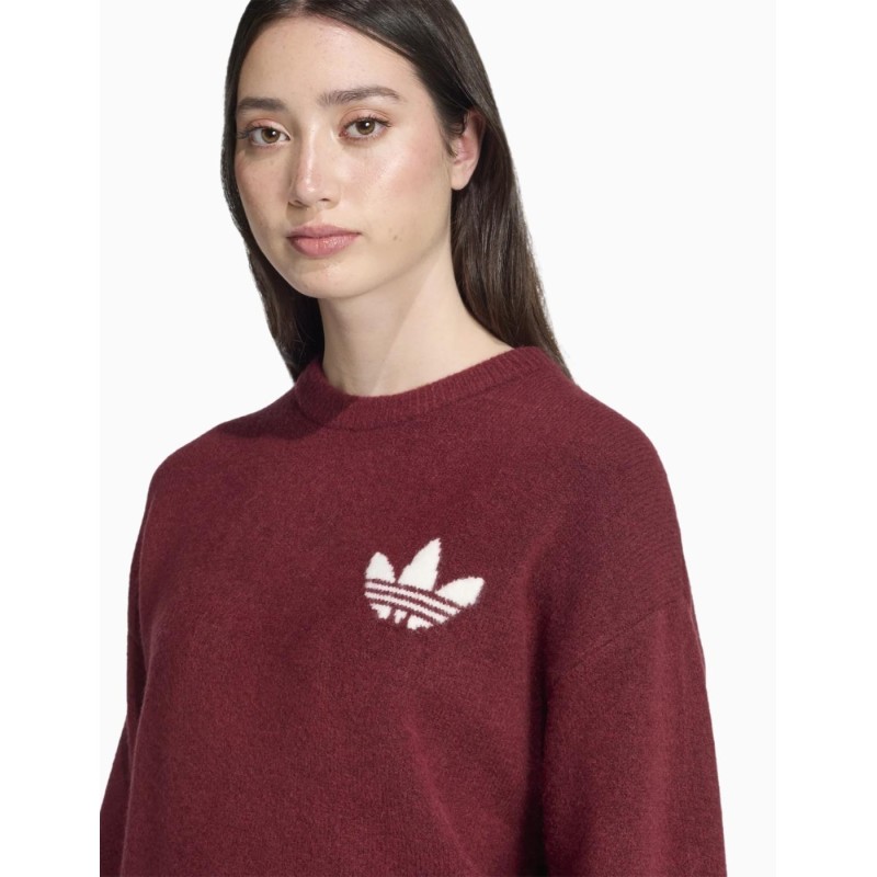 Jersey Adidas Originals Knitted Sweater Granate