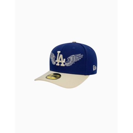 Gorra New Era ajustada LA Dodgers MLB Team Wings Navy 59FIFTY