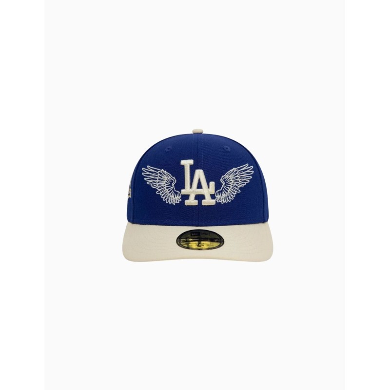 Gorra New Era ajustada LA Dodgers MLB Team Wings Navy 59FIFTY