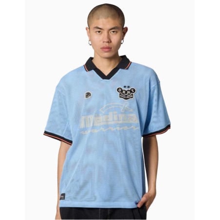 Camiseta Grimey De Fútbol Machetazos Boxy Mesh Blue