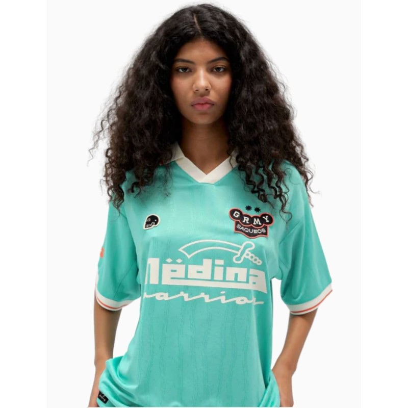 Camiseta Grimey De Fútbol Machetazos The Warrior Boxy Green