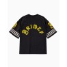 Camiseta Grimey De Football Droppin Science Mesh Boxy Black