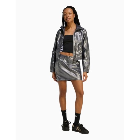 Falda Adidas Tres Rallas Denim Plateada