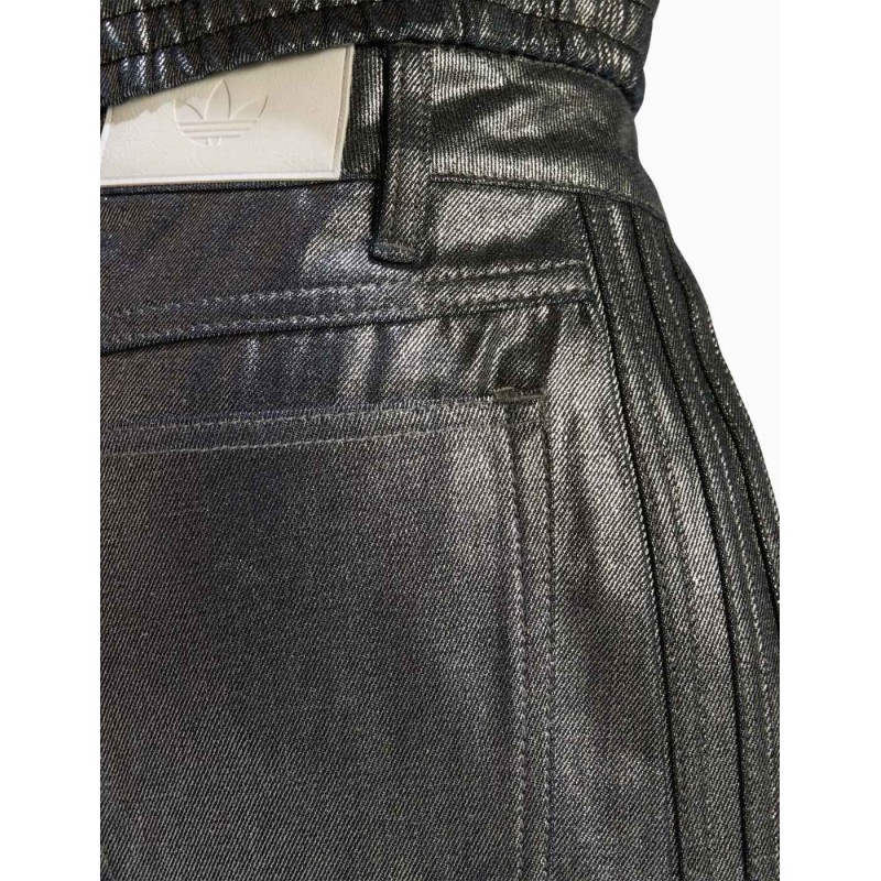 Falda Adidas Tres Rallas Denim Plateada