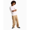 Camiseta Vans Double Standard de manga larga de niños