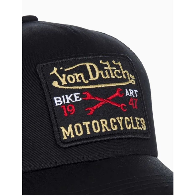 Gorra Von Dutch curva negra ajustable BLACKY2