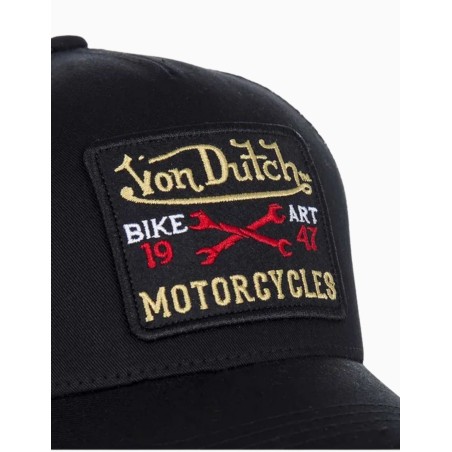 Gorra Von Dutch curva negra ajustable BLACKY2