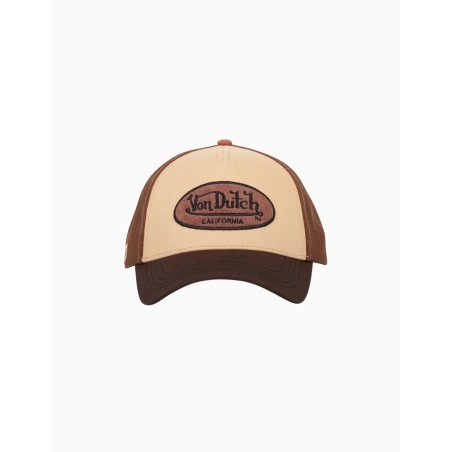 Gorra Von Dutch trucker marrón TERRYLOG01