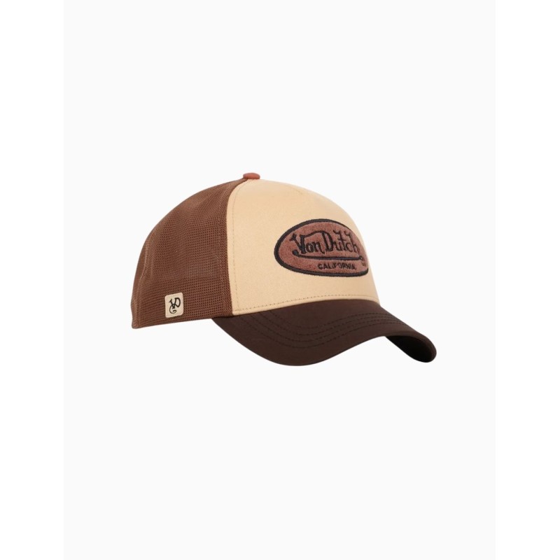 Gorra Von Dutch trucker marrón TERRYLOG01