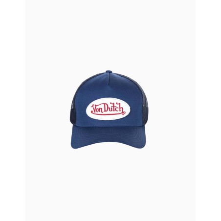 Gorra Von Dutch curva azul ajustable BMMARI