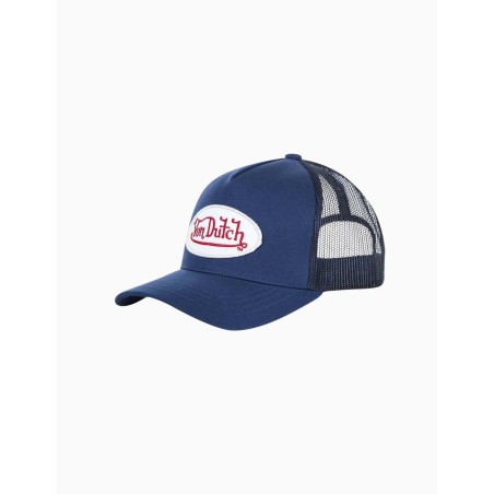Gorra Von Dutch curva azul ajustable BMMARI