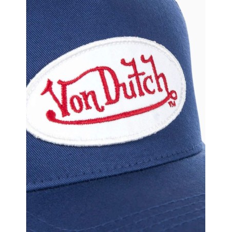 Gorra Von Dutch curva azul ajustable BMMARI