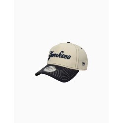 Gorra New Era MLB City Icon New York Yankees 9FORTY E-Frame Beige