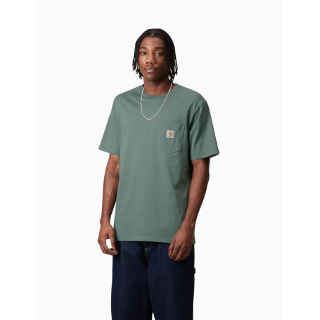 Camiseta Carhartt Wip Pocket Silver Pine