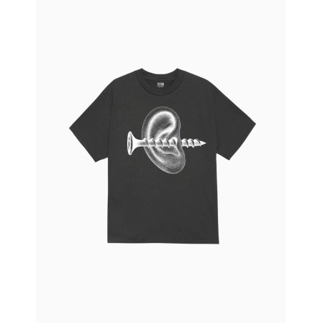 Camiseta Obey Records Ear Vintage Black