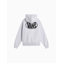 Sudadera Vans Oval Logo Loose Gris