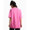 Camiseta Vans Left Chest II Loose Pink Fizz