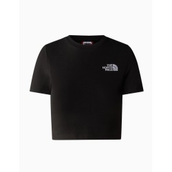 Camiseta The North Face Essential Cropped Slim Negra