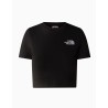 Camiseta The North Face Essential Cropped Slim Negra