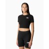 Camiseta The North Face Essential Cropped Slim Negra
