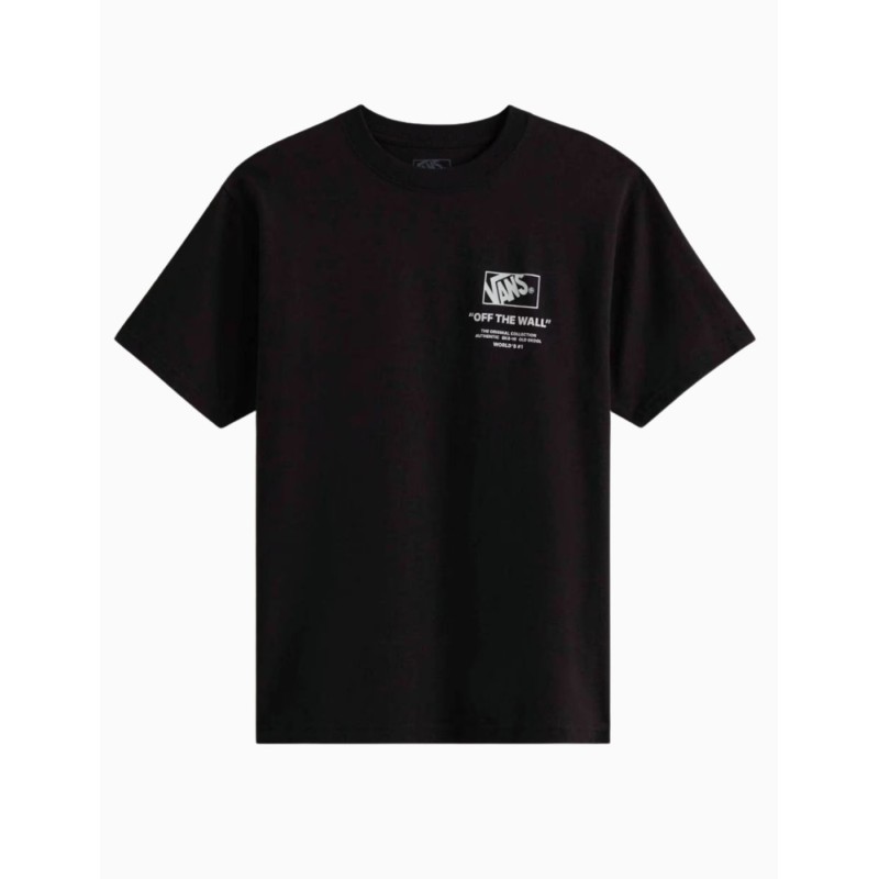 Camiseta de manga corta Vans Stacked HI Negra