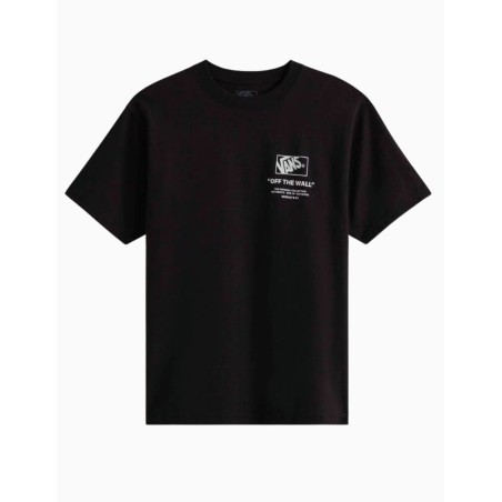 Camiseta de manga corta Vans Stacked HI Negra