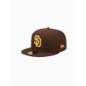 Gorra New Era San Diego Padres Authentic On Field 59FIFTY Fitted Marrón