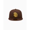 Gorra New Era San Diego Padres Authentic On Field 59FIFTY Fitted Marrón