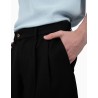Pantalones Cortos Prohibited Newport Pleated Shorts Negros
