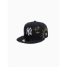Gorra ajustada New Era New York Yankees MLB Zodiac Navy 59FIFTY