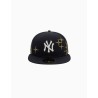 Gorra ajustada New Era New York Yankees MLB Zodiac Navy 59FIFTY