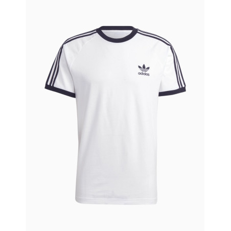 Camiseta de manga corta Adidas 3 Stripes White