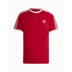 Camiseta de manga corta Adidas 3 Stripes Scarlet Red