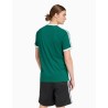 Camiseta Adidas 3 Stripe Tee Verde