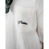 Camiseta Prohibited Seaside Waffle Tee Off-White