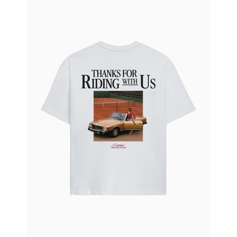 Camiseta Prohibited Courtside Riviera Tee Off-White