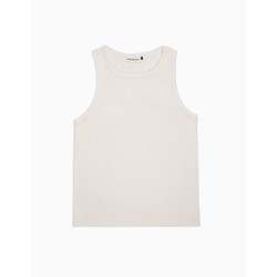 Camiseta Tank Prohibited The Embroidery Top Off-White