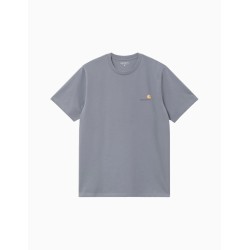 Camiseta Carhartt Wip American Script T-Shirt Shady Blue