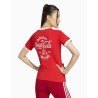 Camiseta Adidas 3S x Cocacola para mujer