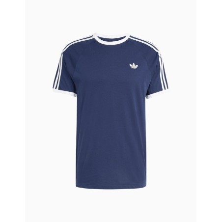 Camiseta Adidas 3 Stripe Tee Indigo